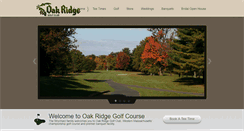 Desktop Screenshot of oakridgegc.com